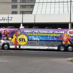 The STL Communications' Mobile Learning Center was a show-stopper in front of the KHA convention hall.