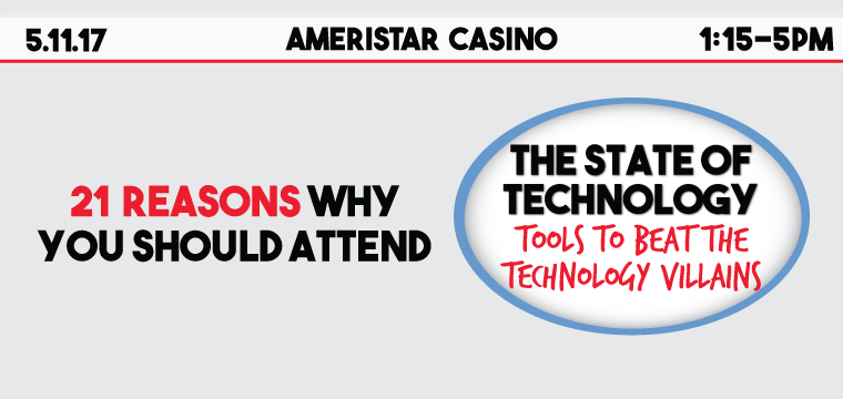 21 Reasons you should attend the State of Technology